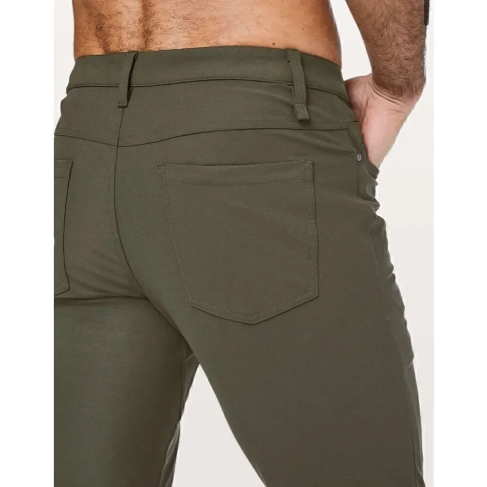 Lululemon ABC Slim Pant Size 30 Dark Olive Green $128.00